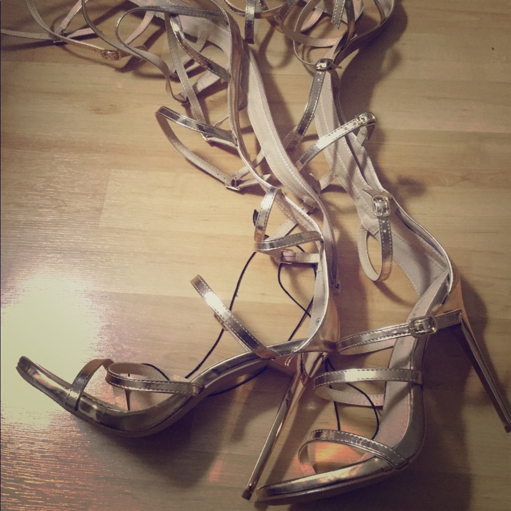 Forever 21 gladiator sandal heels